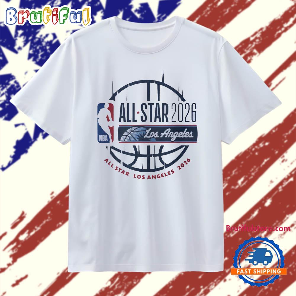 NBA All Star 2026 Los Angeles Basketball Event T Shirt