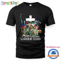 NBA Boston Celtics One Nation Under God Vintage T Shirt