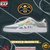 NBA Denver Basketball New 2026 Version Air Force 1 Sneakers Shoes