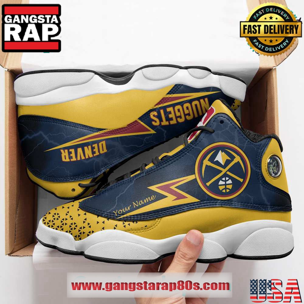 NBA Denver Nuggets Air Jordan 13 Sneakers Shoes