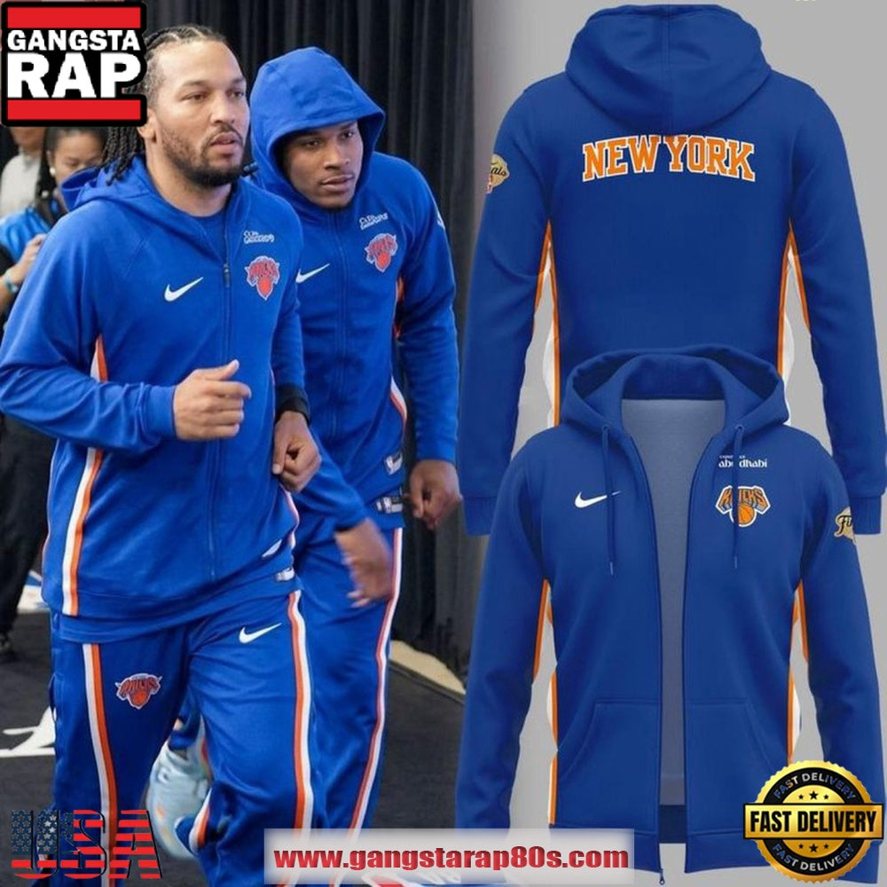 NBA Finals 2026 New York Knicks Zoned Dri-FIT Hoodie T-Shirt
