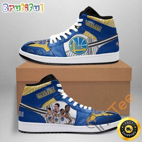 NBA Golden State Warriors Members Air Jordan 1 High Sneakers