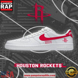 NBA Houston Basketball Air Force 1 Sneakers Shoes