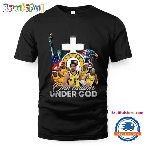 NBA Indiana Pacers One Nation Under God Vintage T Shirt