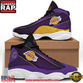NBA Los Angeles Lakers Purple Black Air Jordan 13 Shoes Running Sneakers