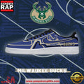 NBA Milwaukee Basketball New 2026 Version Air Force 1 Sneakers Shoes