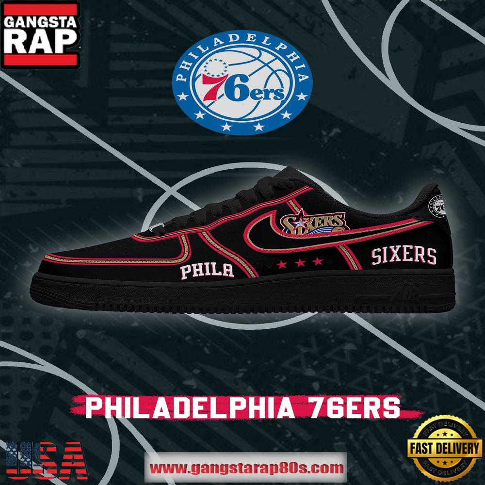 NBA Philadelphia Basketball Limited Edition 2026 Version Air Force 1 Sneakers Shoes