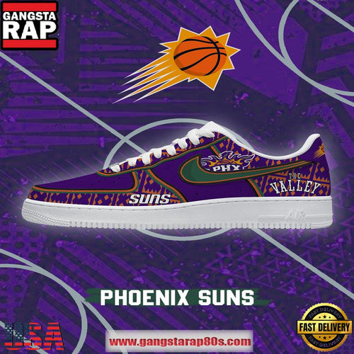 NBA Phoenix Basketball Premium New 2026 Version Air Force 1 Sneakers Shoes