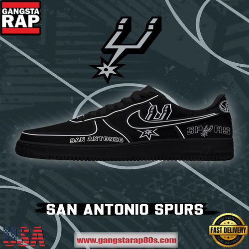 NBA San Antonio Basketball Limited Edition 2026 Version Air Force 1 Sneakers Shoes