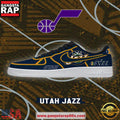 NBA Utah Basketball Limited Style New 2026 Version Air Force 1 Sneakers Shoes