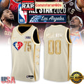 NBA x All Star 2026 LA Gold Custom Basketball Jersey