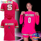 NC State Wolfpack Basketball All Pink Uniform Limited Edition Hoodie T-Shirt