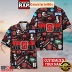 NC State Wolfpack Solgan Go Pack True Fan Spirit Custom Name Aloha Hawaiian Shirt