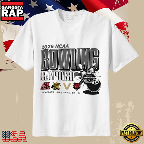 NCAA 2026 National Women’s Bowling Championship Logos Fan Apparel T-Shirt
