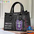 NCAA Albany Great Danes Forever Not Just When We Win Leather Hand Bag