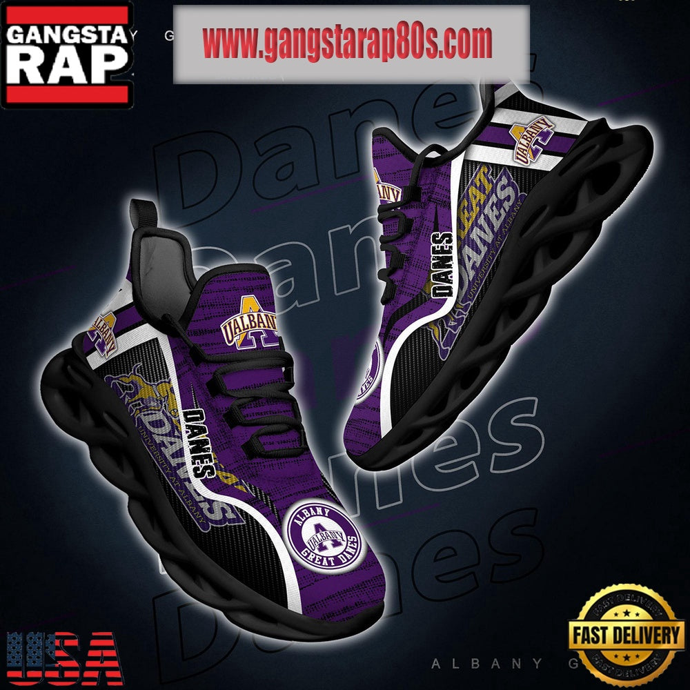 NCAA Albany Great Danes New Design Max Soul Shoes Running Sneakers