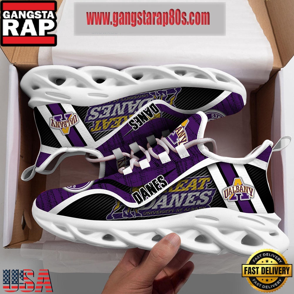 NCAA Albany Great Danes New Design Max Soul Shoes Running Sneakers