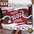 NCAA America Flag Arkansas Razorbacks Unique Design Max Soul Shoes Running Sneakers