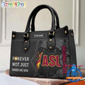NCAA Arizona State Sun Devils Forever Not Just When We Win Leather Hand Bag