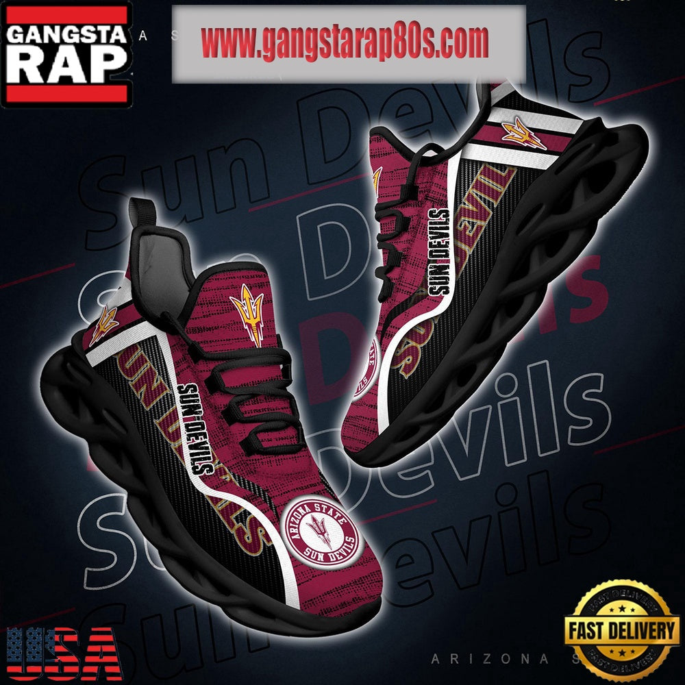 NCAA Arizona State Sun Devils New Design Max Soul Shoes Running Sneakers