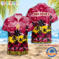 NCAA Arizona State Sun Devils Palm Tree Hawaiian Shirt