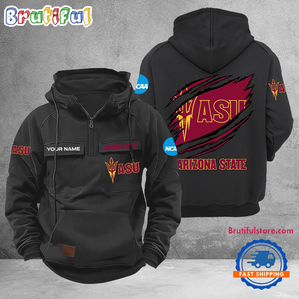 NCAA Arizona State Sun Devils Sport Team Design Logo Name Cargo Hoodie