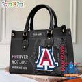 NCAA Arizona Wildcats Forever Not Just When We Win Leather Hand Bag