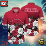 NCAA Arkansas Razorbacks Hot Summer Aloha Hawaiian Shirt Hawaiian Shirt