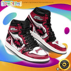 NCAA Arkansas Razorbacks Logo Air Jordan 1 High Sneakers