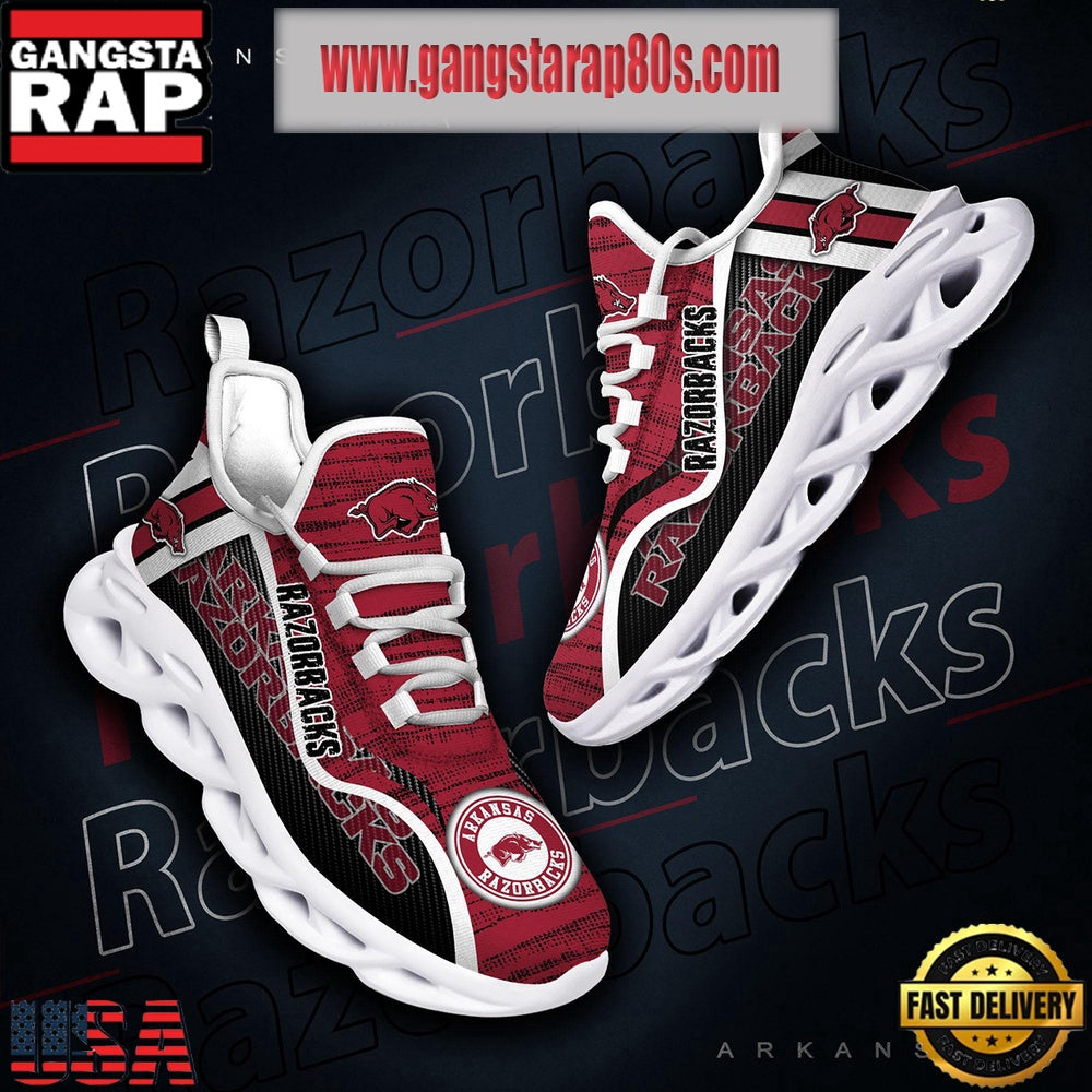 NCAA Arkansas Razorbacks New Design Max Soul Shoes Running Sneakers