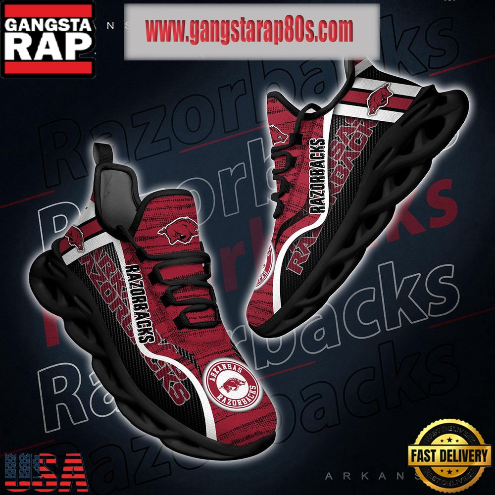 NCAA Arkansas Razorbacks New Design Max Soul Shoes Running Sneakers