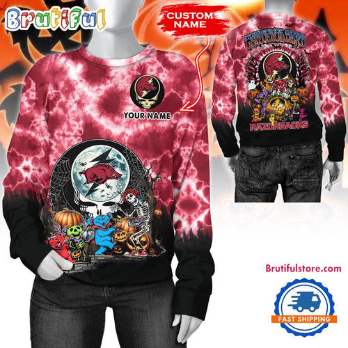 NCAA Arkansas Razorbacks Special Football Halloween Limited New Sweatshirt, Hoodie, T Shirt