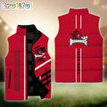 NCAA Arkansas Razorbacks Sport Team Personalized Sleeveless Down Puffer Jacket