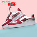 NCAA Arkansas Razorbacks Sporty Air Force 1 Shoes Sneaker