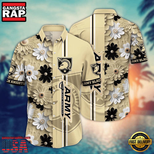 NCAA Army Black Knights Flower Style Hot Summer Aloha Hawaiian Shirt