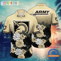NCAA Army Black Knights Flower Tropical Summer Beach Hawaiian Shirt