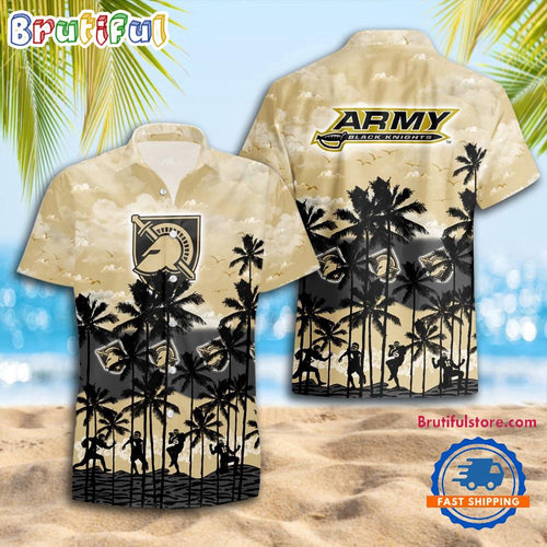 NCAA Army Black Knights Palm Tree Hawaiian Shirt