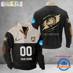 NCAA Army Black Knights Sport Team Custom Name And Number Buttoned Collar Sweatshirt