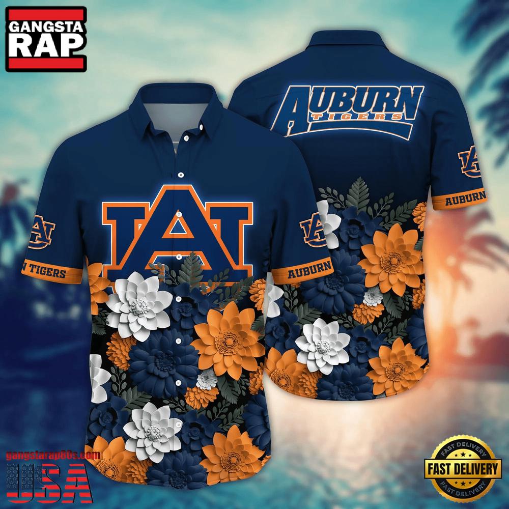 NCAA Auburn Tigers Hot Summer Aloha Hawaiian Shirt Hawaiian Shirt