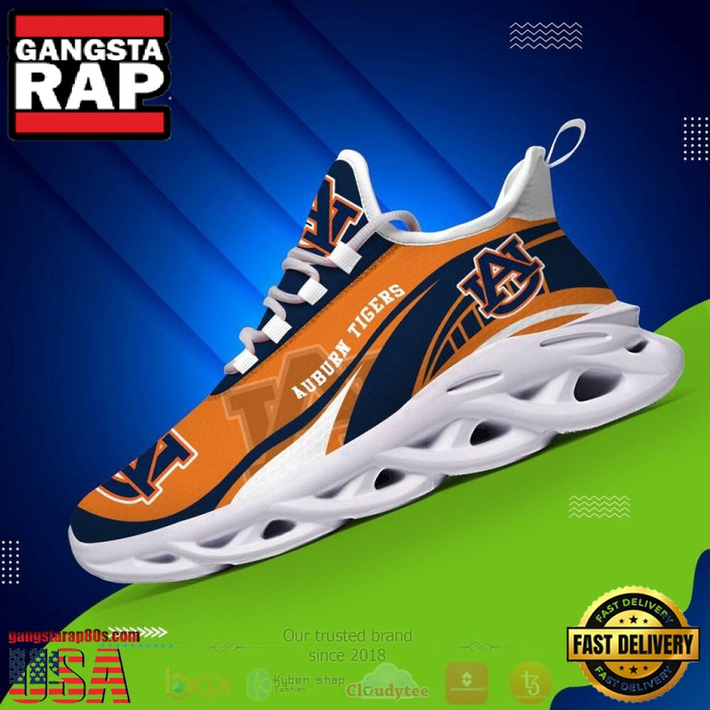NCAA Auburn Tigers Football Clunky Unique Design Max Soul Shoes Running Sneakers