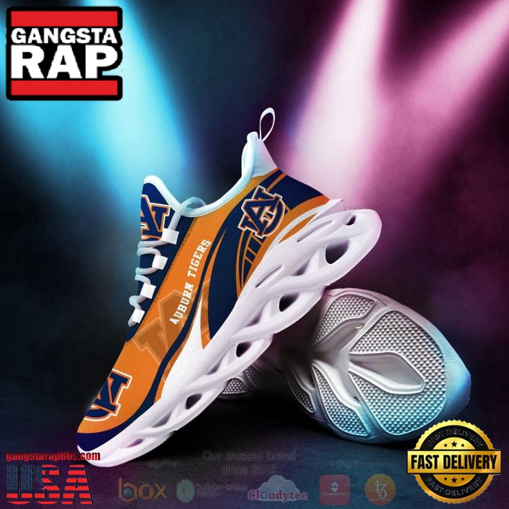 NCAA Auburn Tigers Football Clunky Unique Design Max Soul Shoes Running Sneakers