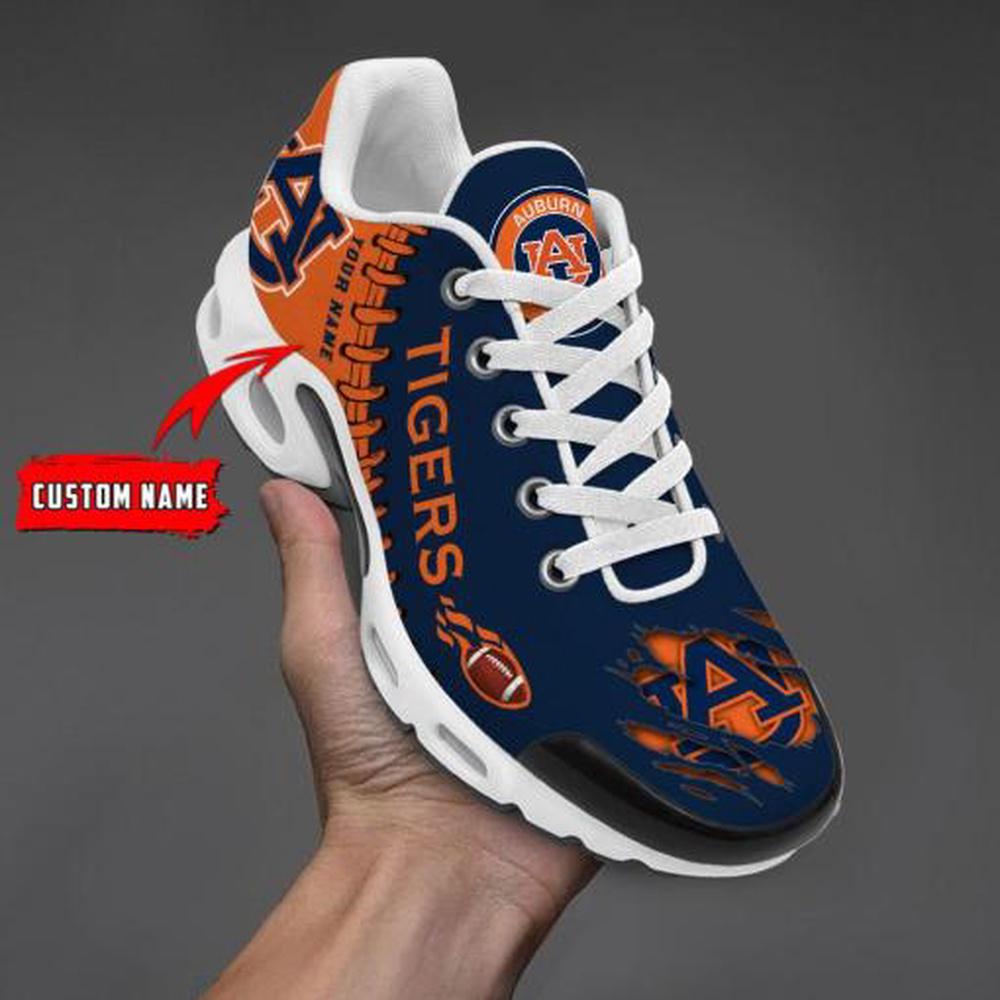 NCAA Auburn Tigers Football Custom New Design Air Max Plus Shoes Running Sneakers