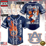 NCAA Custom Name Auburn Tigers Football Mascot Ready To Fight New Design Baseball Jersey