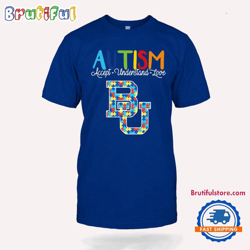 NCAA Baylor Bears Autism Accept Understand Love T-Shirt