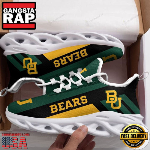 NCAA Baylor Bears Unique Design Max Soul Shoes Running Sneakers