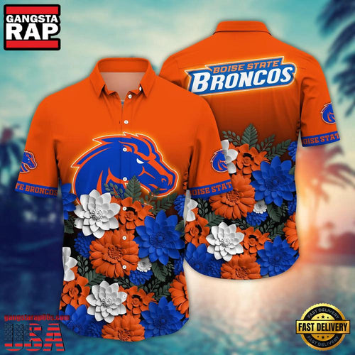 NCAA Boise State Broncos Hot Summer Aloha Hawaiian Shirt Hawaiian Shirt