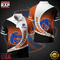 Custom Name NCAA Boise State Broncos Team Polo Shirt
