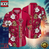 NCAA Boston College Eagles Flower Style Hot Summer Aloha Hawaiian Shirt