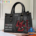 NCAA Boston College Eagles Forever Not Just When We Win Leather Hand Bag
