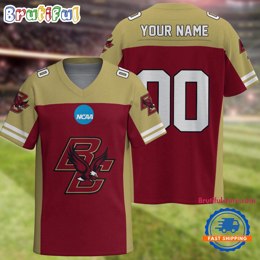 NCAA Boston College Eagles Sport Team New Season Personalized Football Jersey